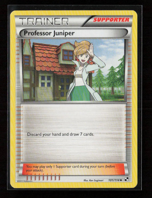 Professor Juniper Uncommon Black and White 101/114 NM - Kang's Collectibles