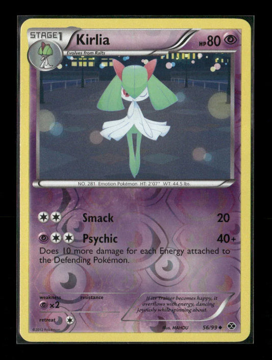 Kirlia Uncommon Next Destinies Reverse HOLO 56/99 NM - Kang's Collectibles