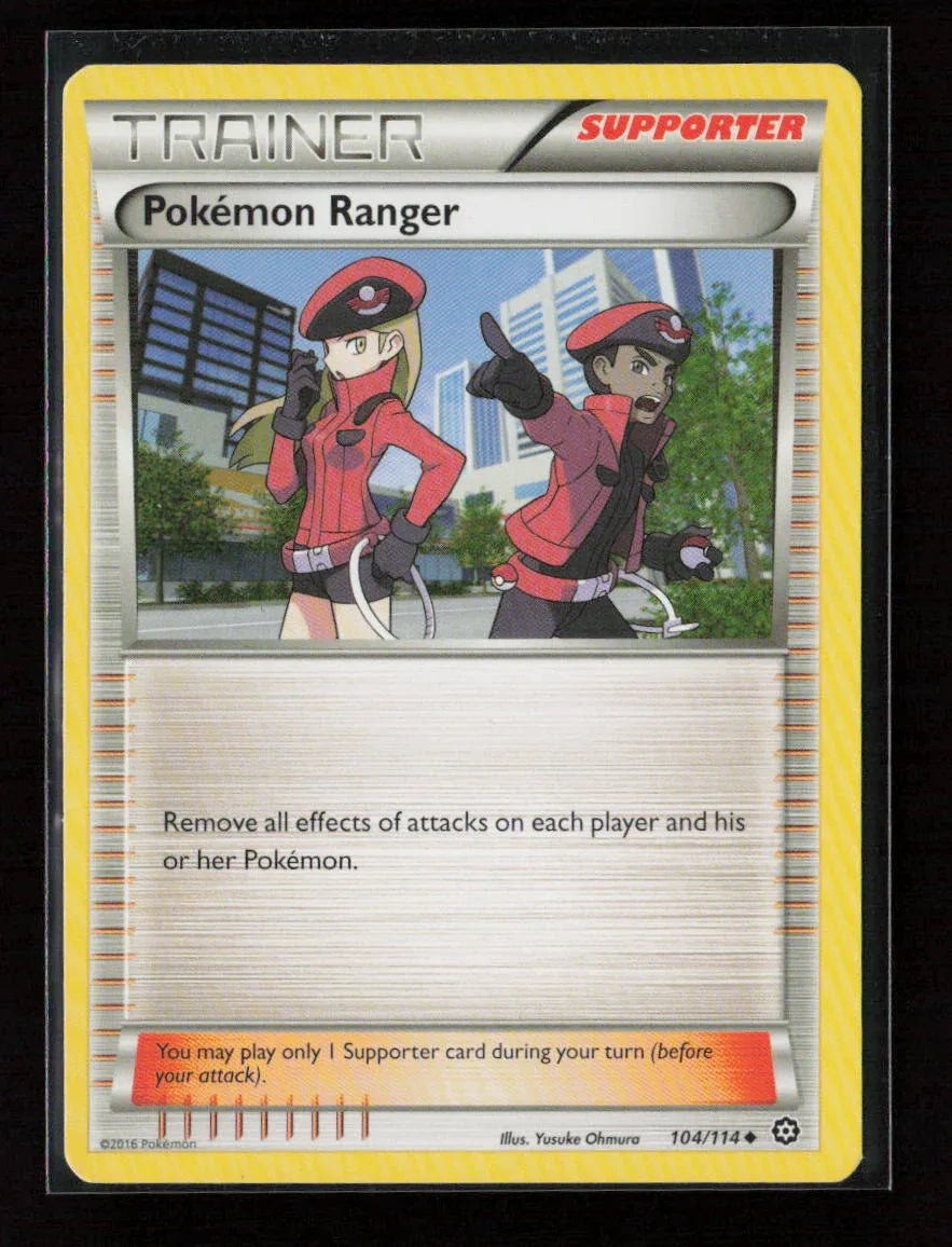 Pokemon Ranger Uncommon XY - Steam Siege 104/114 LP - Kang's Collectibles