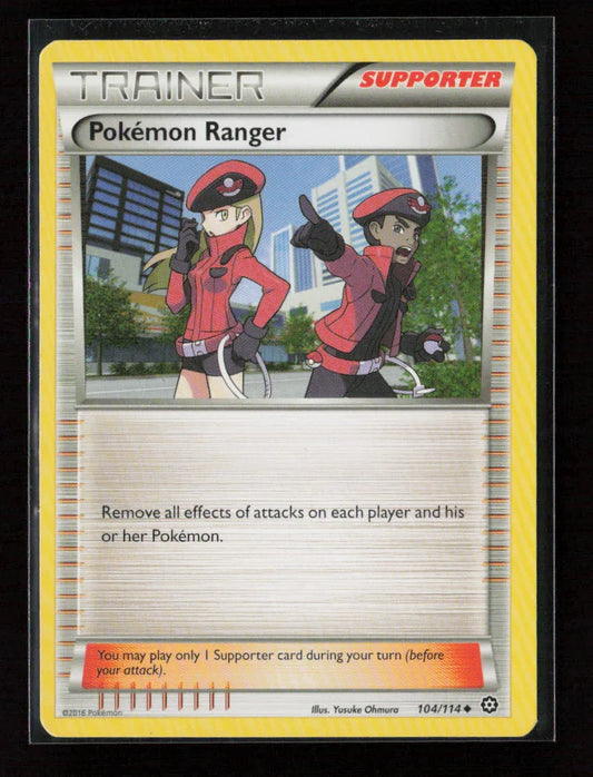 Pokemon Ranger Uncommon XY - Steam Siege 104/114 LP - Kang's Collectibles