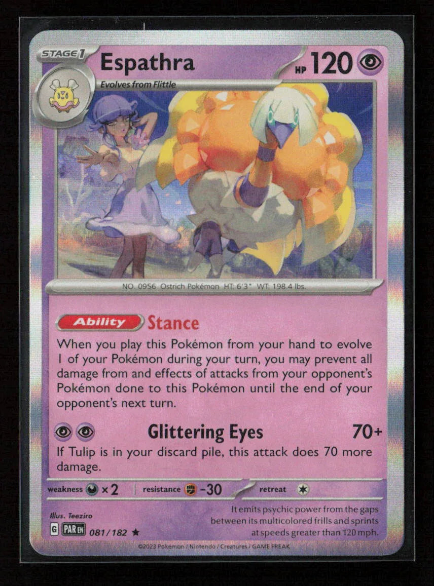 Espathra - Rare SV04: Paradox Rift 081/182 NM - Kang's Collectibles