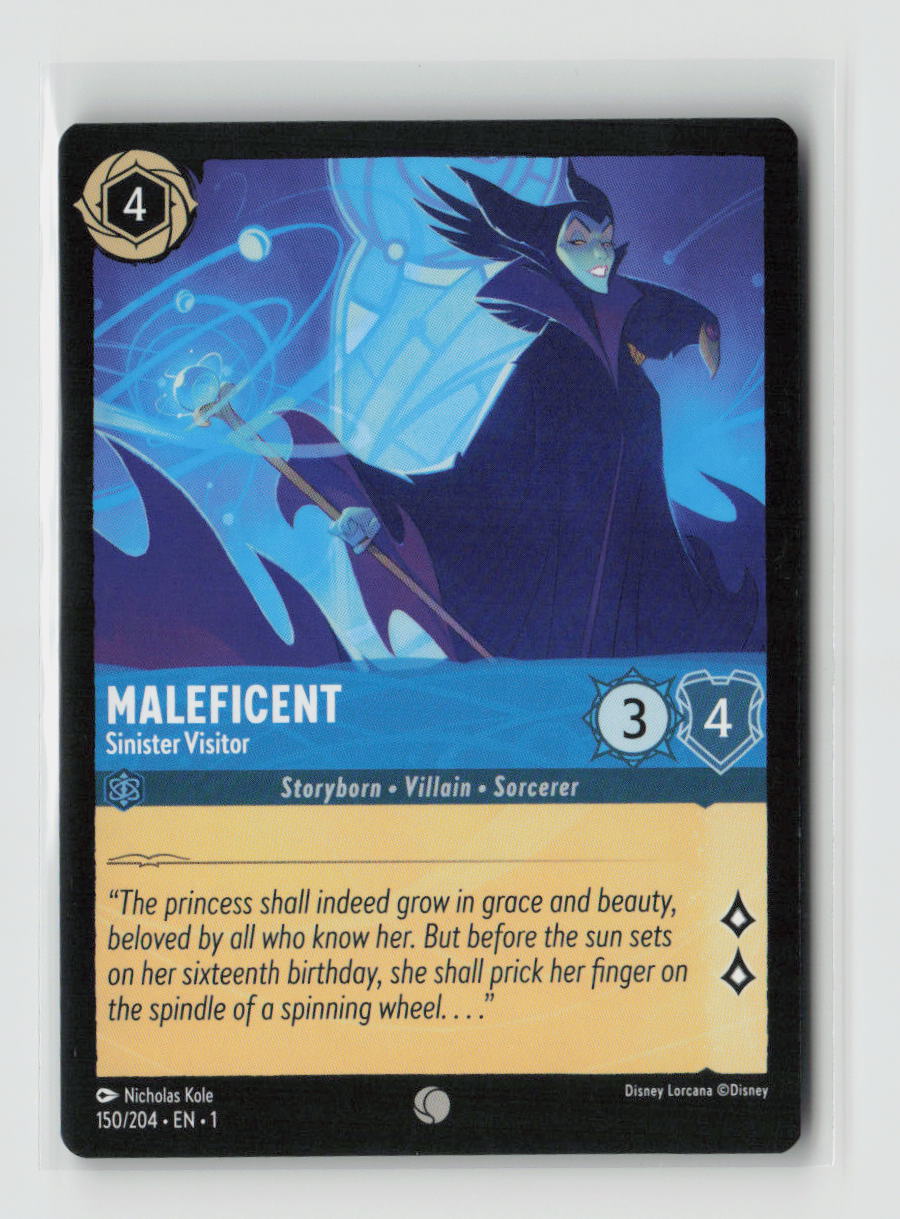 Maleficent - Sinister Visitor Common The First Chapter 150/204 NM