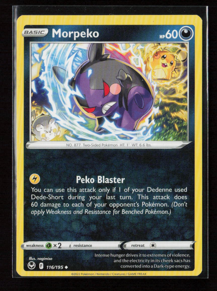 Morpeko Uncommon SWSH12: Silver Tempest 116/195 LP
