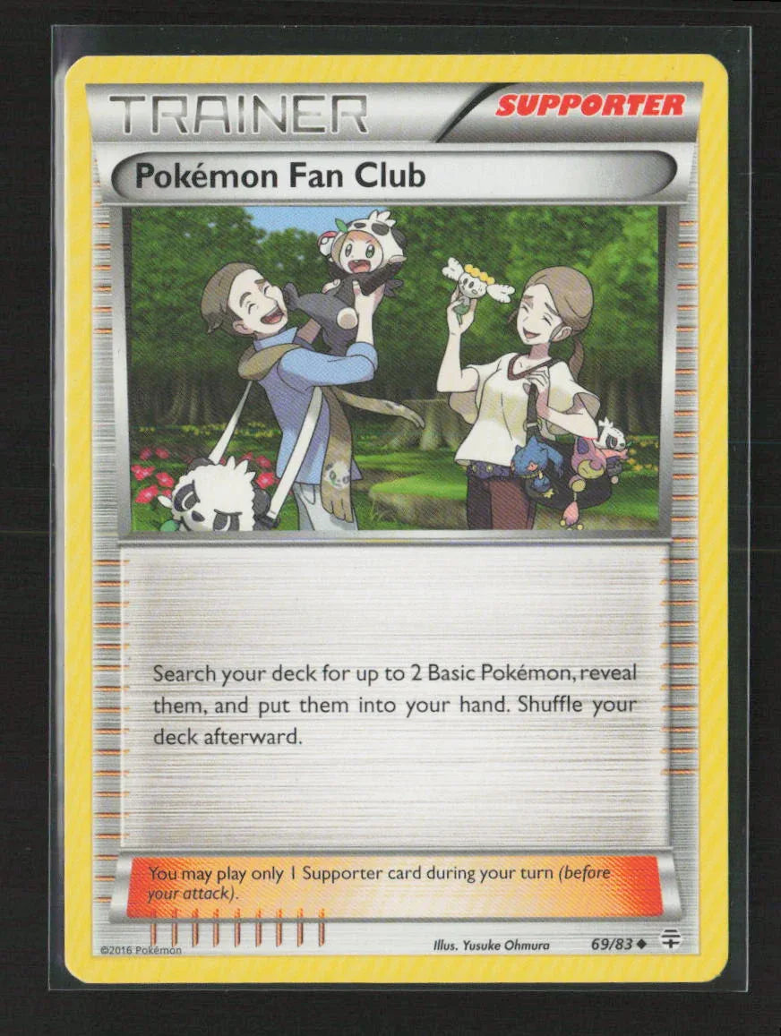 Pokemon Fan Club Uncommon XY - Fates Collide 107/124 NM - Kang's Collectibles