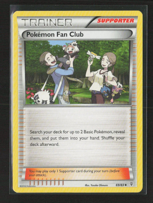 Pokemon Fan Club Uncommon XY - Fates Collide 107/124 NM - Kang's Collectibles
