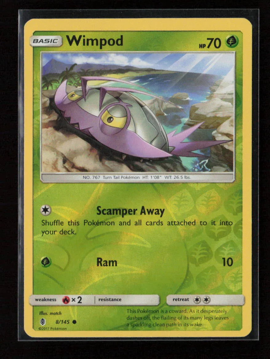 Wimpod Common SM - Guardians Rising 8/145 NM - Kang's Collectibles