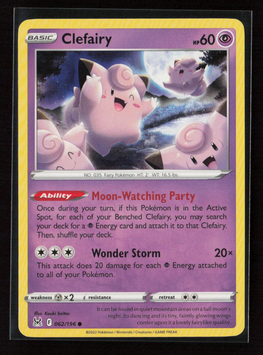 Clefairy Common SWSH11: Lost Origin 062/196 LP