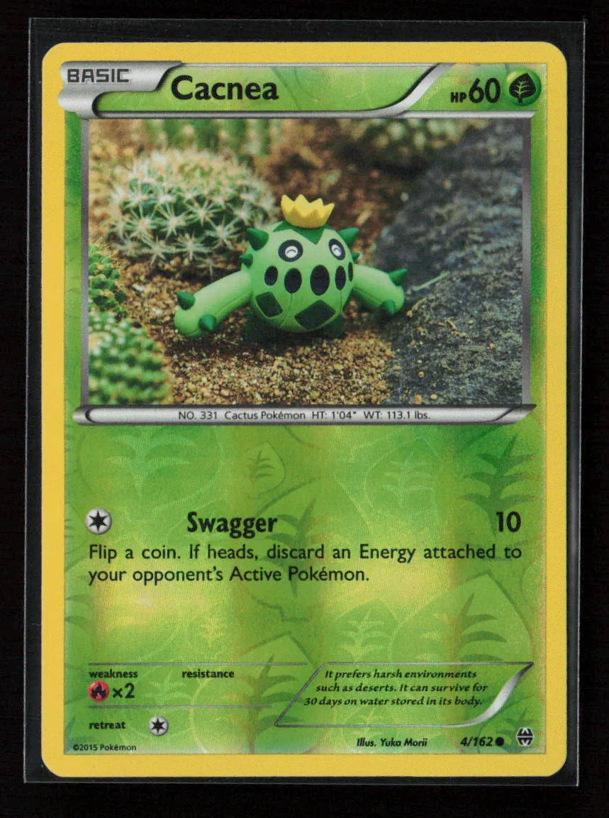 Cacnea Common XY - BREAKthrough 4/162 LP - Kang's Collectibles