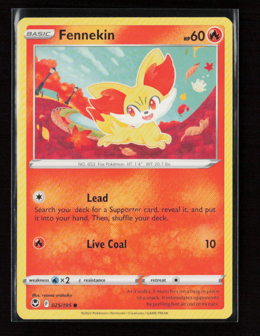 Fennekin Common SWSH12: Silver Tempest 025/195 LP