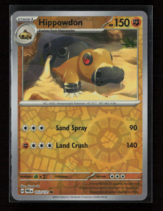 Hippowdon Common SV: Prismatic Evolutions 053/131 NM