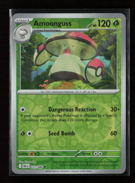 Amoonguss Uncommon SV: Black Bolt 011/086 NM - Kang's Collectibles