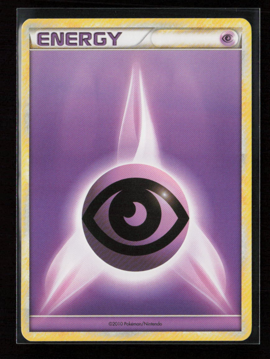 Psychic Energy (2010 Unnumbered HGSS Style Non-Holo) Promo League & Championship Cards NM