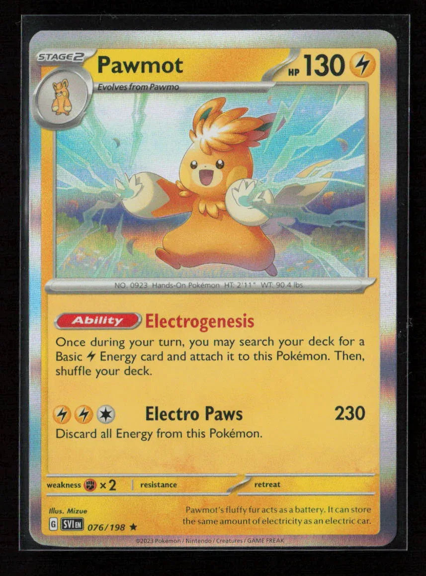 Pawmot Rare SV01: Scarlet & Violet Base Set 076/198 NM - Kang's Collectibles