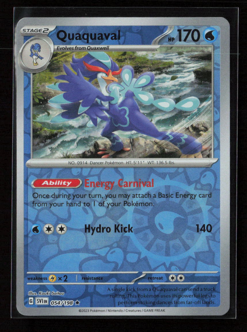Quaquaval Rare SV01: Scarlet & Violet Base Set 054/198 NM