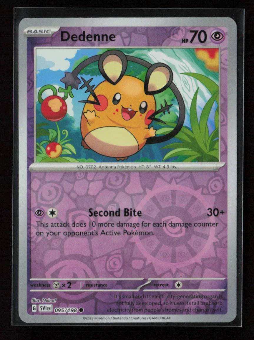 Dedenne - Common SV01: Scarlet & Violet Base Set 095/198 NM - Kang's Collectibles