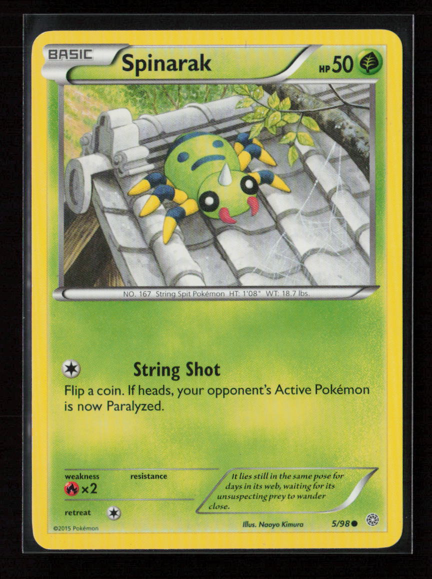 Spinarak Common XY - Ancient Origins 5/98 LP