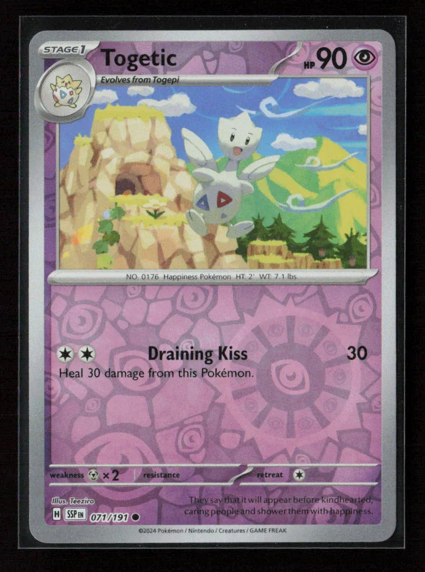 Togetic Common SV08: Surging Sparks 071/191 NM - Kang's Collectibles