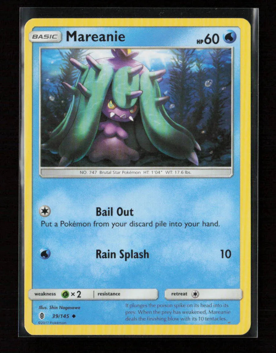 Mareanie Uncommon SM - Guardians Rising 39/145 NM - Kang's Collectibles