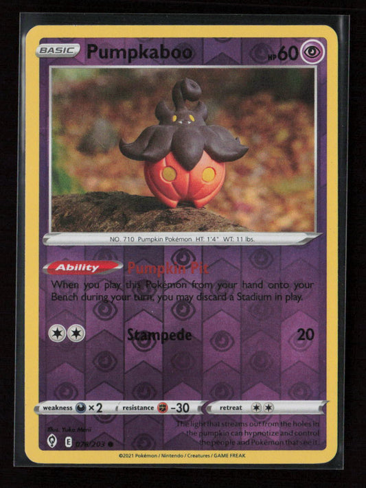 Pumpkaboo Common SWSH07: Evolving Skies 076/203 NM