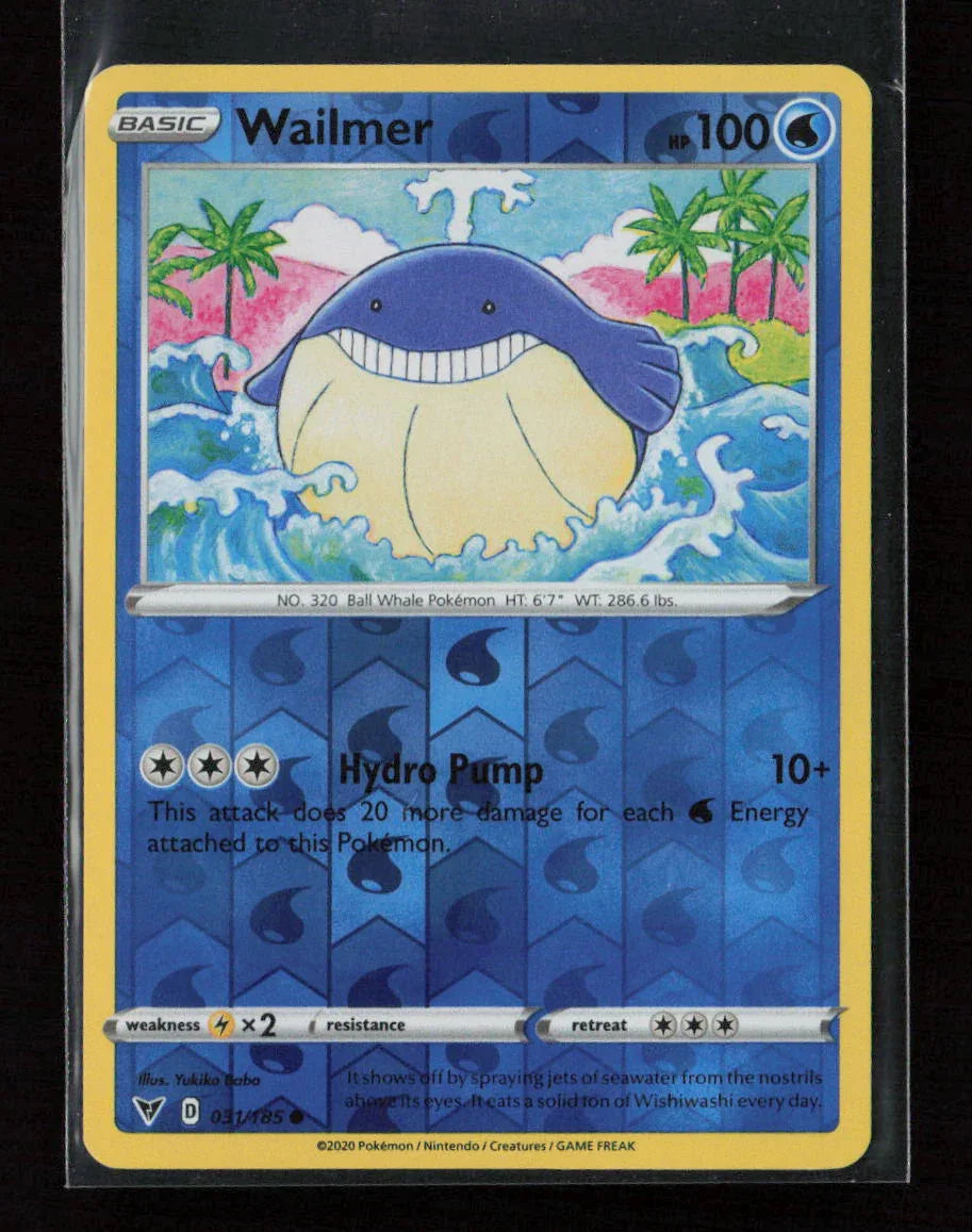 Wailmer Common SWSH04: Vivid Voltage 031/185 LP - Kang's Collectibles