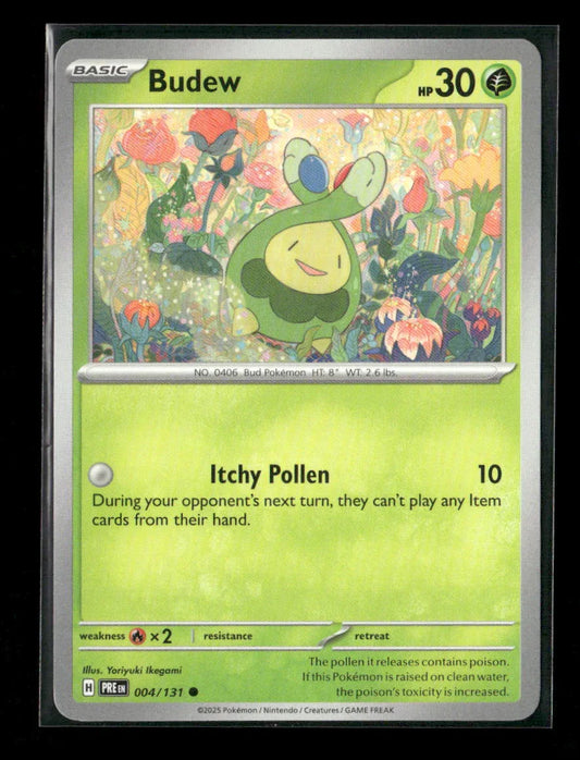 Budew Common SV: Prismatic Evolutions 004/131 NM - Kang's Collectibles