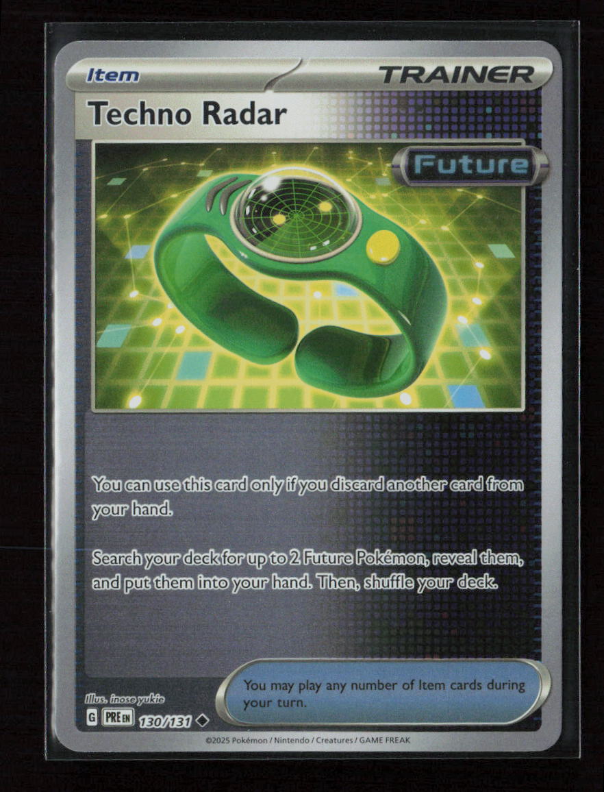Techno Radar Uncommon SV: Prismatic Evolutions 130/131 NM