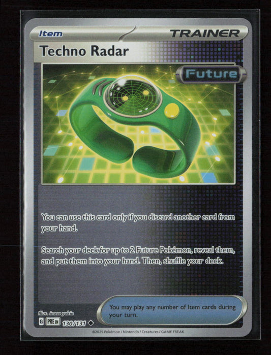 Techno Radar Uncommon SV: Prismatic Evolutions 130/131 NM