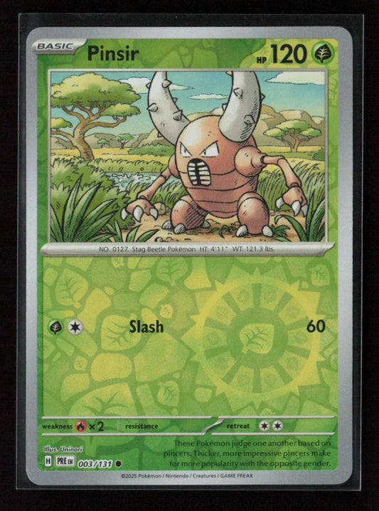 Pinsir - Common SV06: Twilight Masquerade 003/167 NM - Kang's Collectibles
