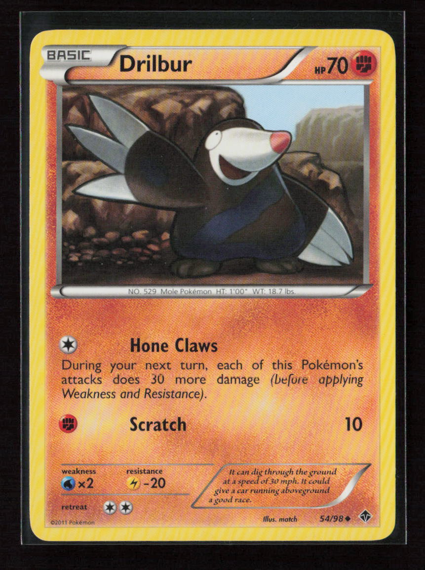 Drilbur (54) Uncommon Emerging Powers 54/98 LP