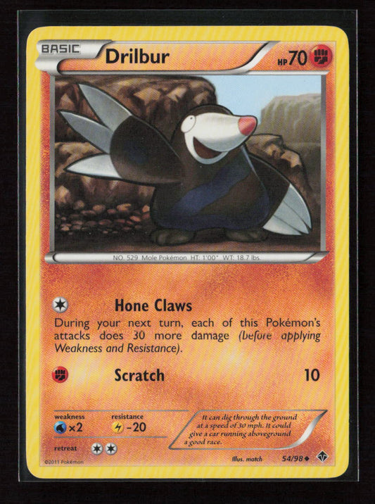 Drilbur (54) Uncommon Emerging Powers 54/98 LP