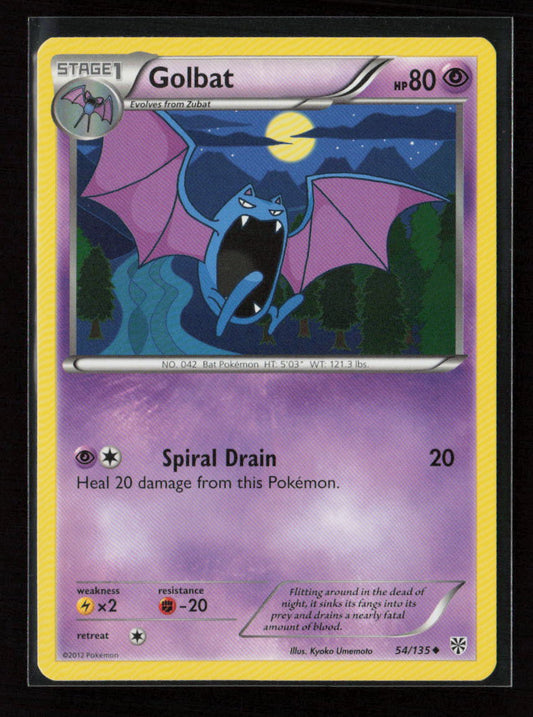 Golbat Uncommon Plasma Storm 54/135 NM