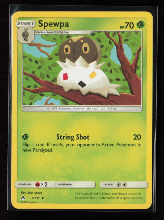 Spewpa Uncommon SM - Forbidden Light 7/131 LP