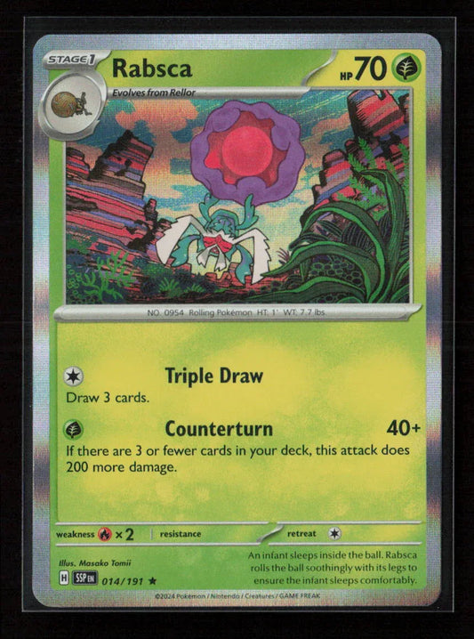 Rabsca Rare SV08: Surging Sparks 014/191 NM - Kang's Collectibles
