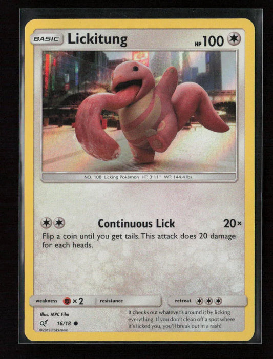Lickitung (Holo Common) Common Detective Pikachu 16/18 NM - Kang's Collectibles