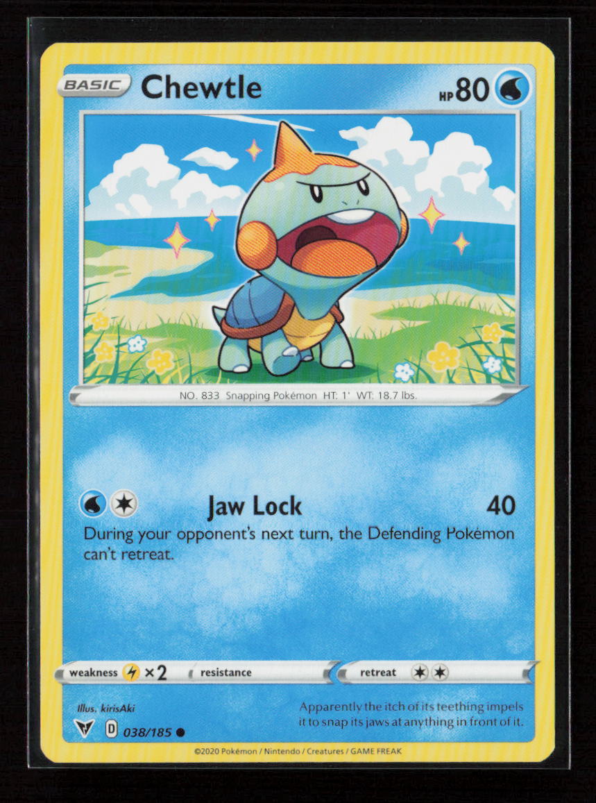 Chewtle Common SWSH04: Vivid Voltage 038/185 LP