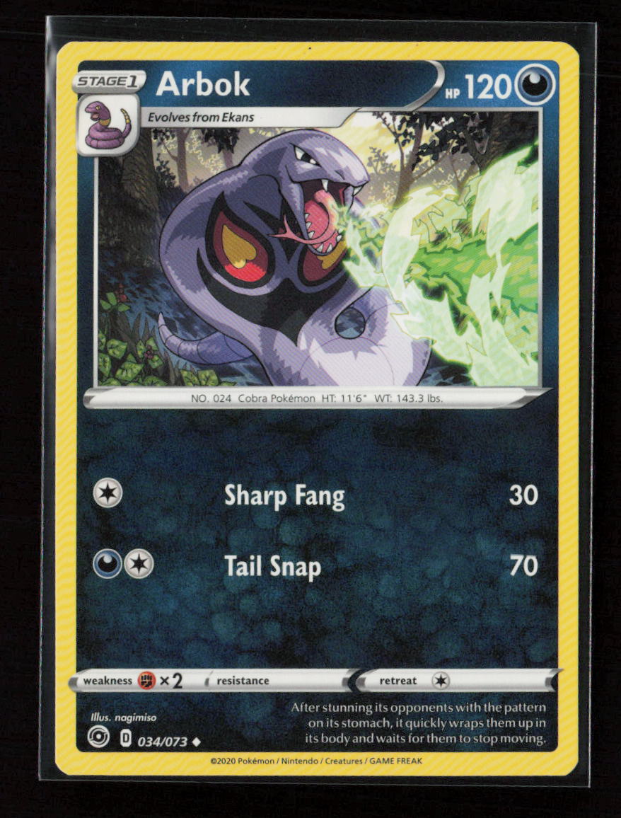 Arbok Uncommon Champion's Path 34/73 LP