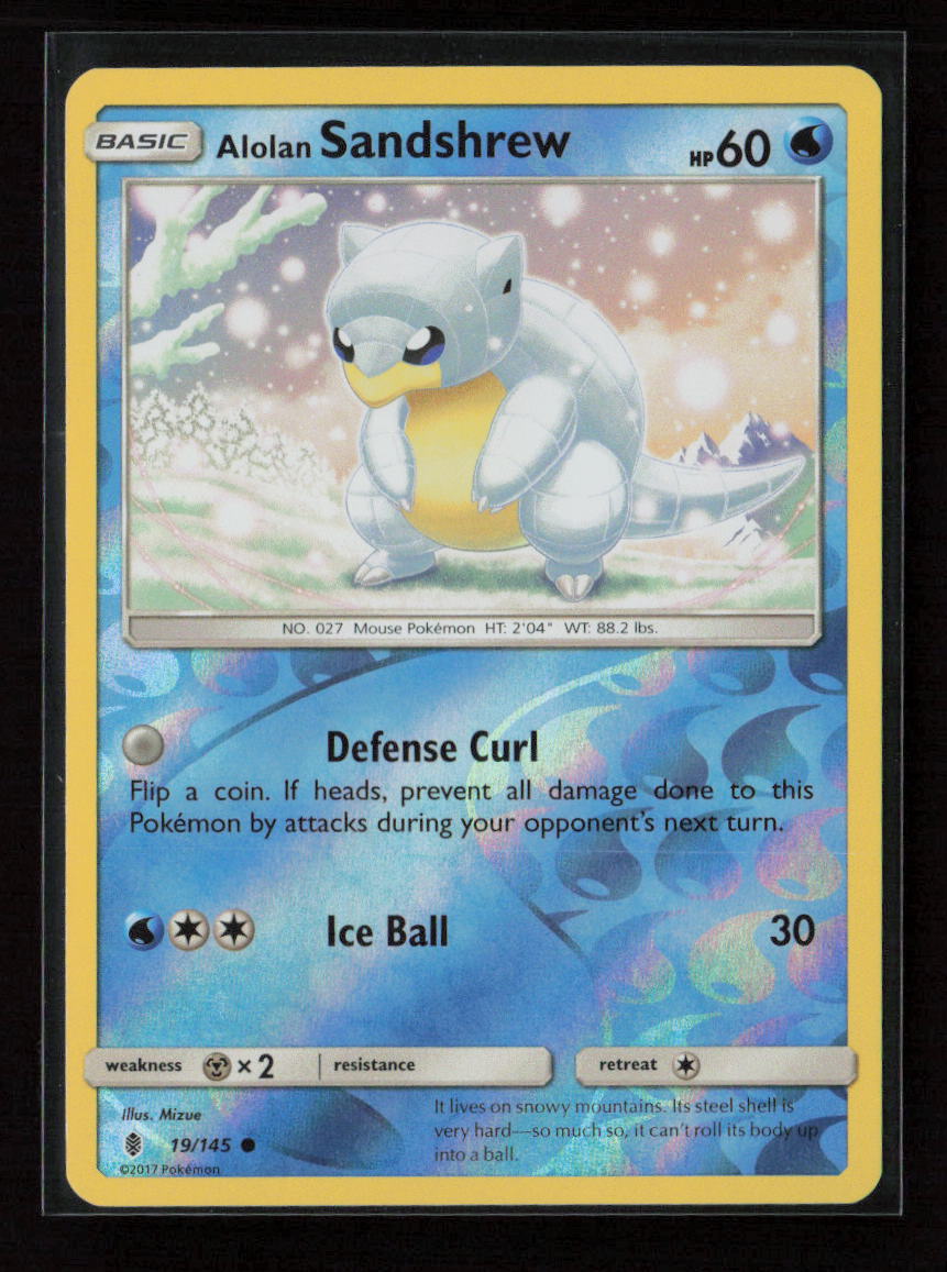 Alolan Sandshrew Common SM - Guardians Rising 19/145 LP