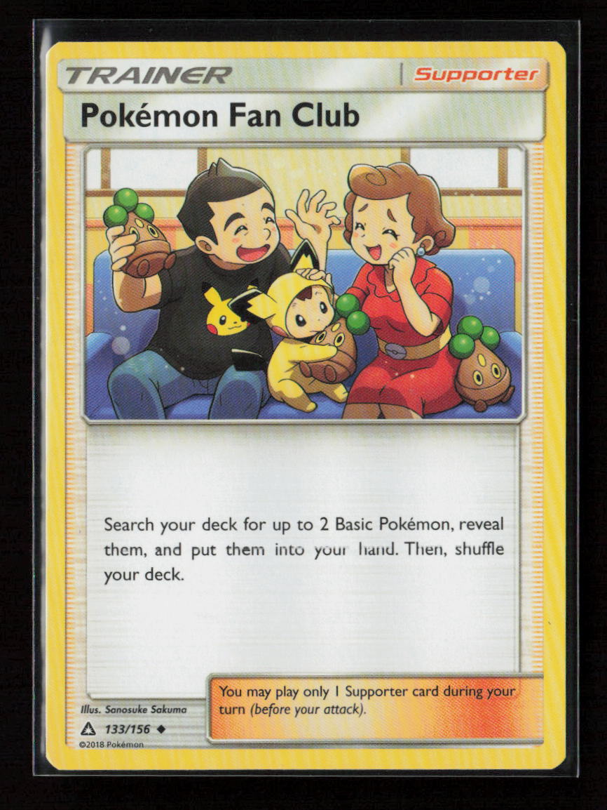 Pokemon Fan Club Uncommon SM - Ultra Prism 133/156 LP