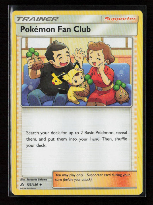 Pokemon Fan Club Uncommon SM - Ultra Prism 133/156 LP