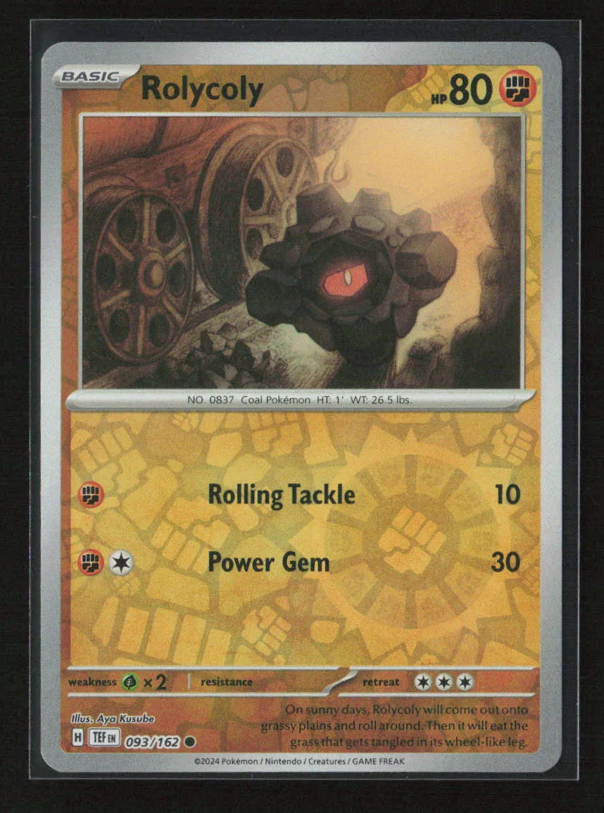 Rolycoly Common SV05: Temporal Forces 093/162 NM - Kang's Collectibles