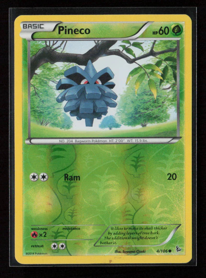 Pineco Common XY - Flashfire 4/106 NM - Kang's Collectibles