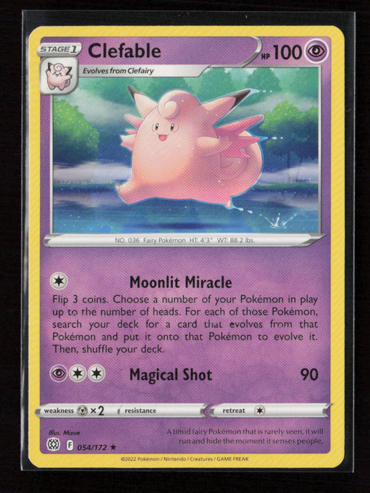 Clefable Rare SWSH09: Brilliant Stars 054/172 LP