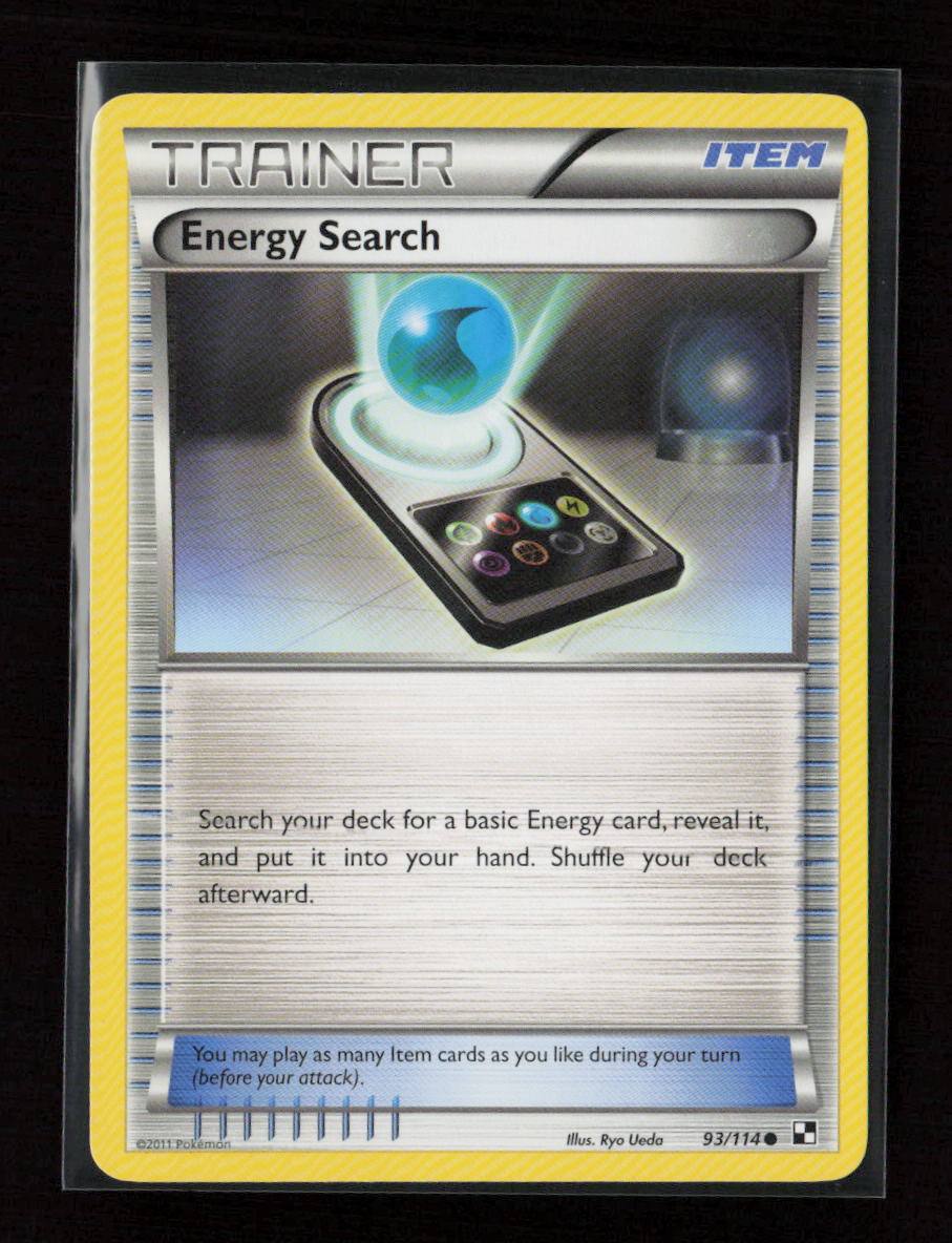 Energy Search Common Black and White 93/114 NM