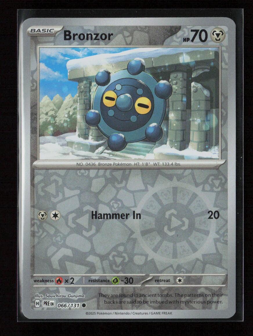 Bronzor Common SV: Prismatic Evolutions 066/131 NM - Kang's Collectibles