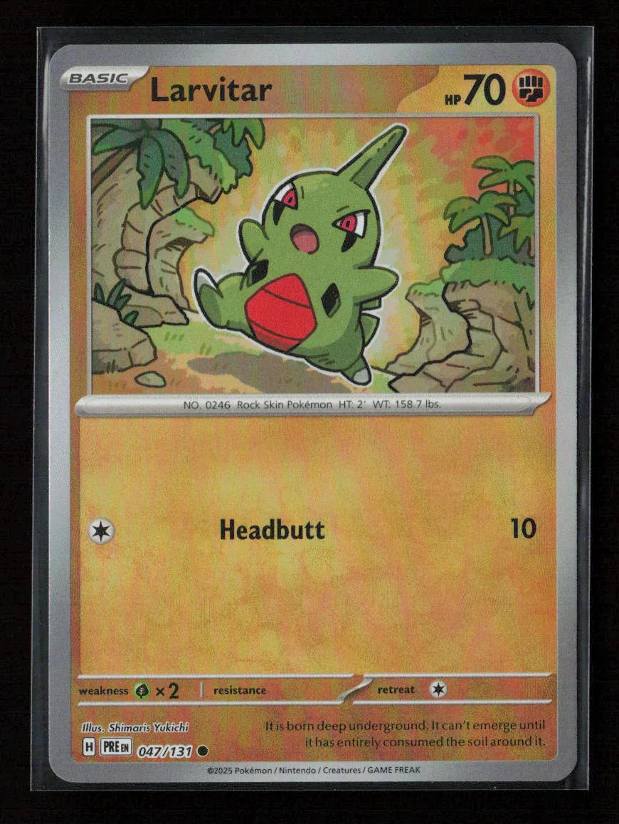 Larvitar (Poke Ball Pattern) Common SV: Prismatic Evolutions 047/131 NM - Kang's Collectibles