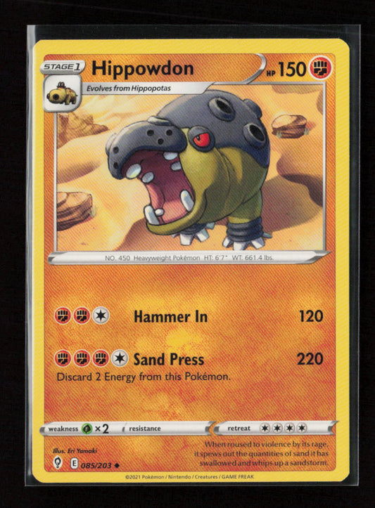Hippowdon Uncommon SWSH07: Evolving Skies 085/203 LP