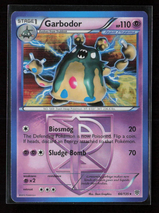 Garbodor (Team Plasma) (66) Holo Rare Plasma Storm 66/135 LP - Kang's Collectibles