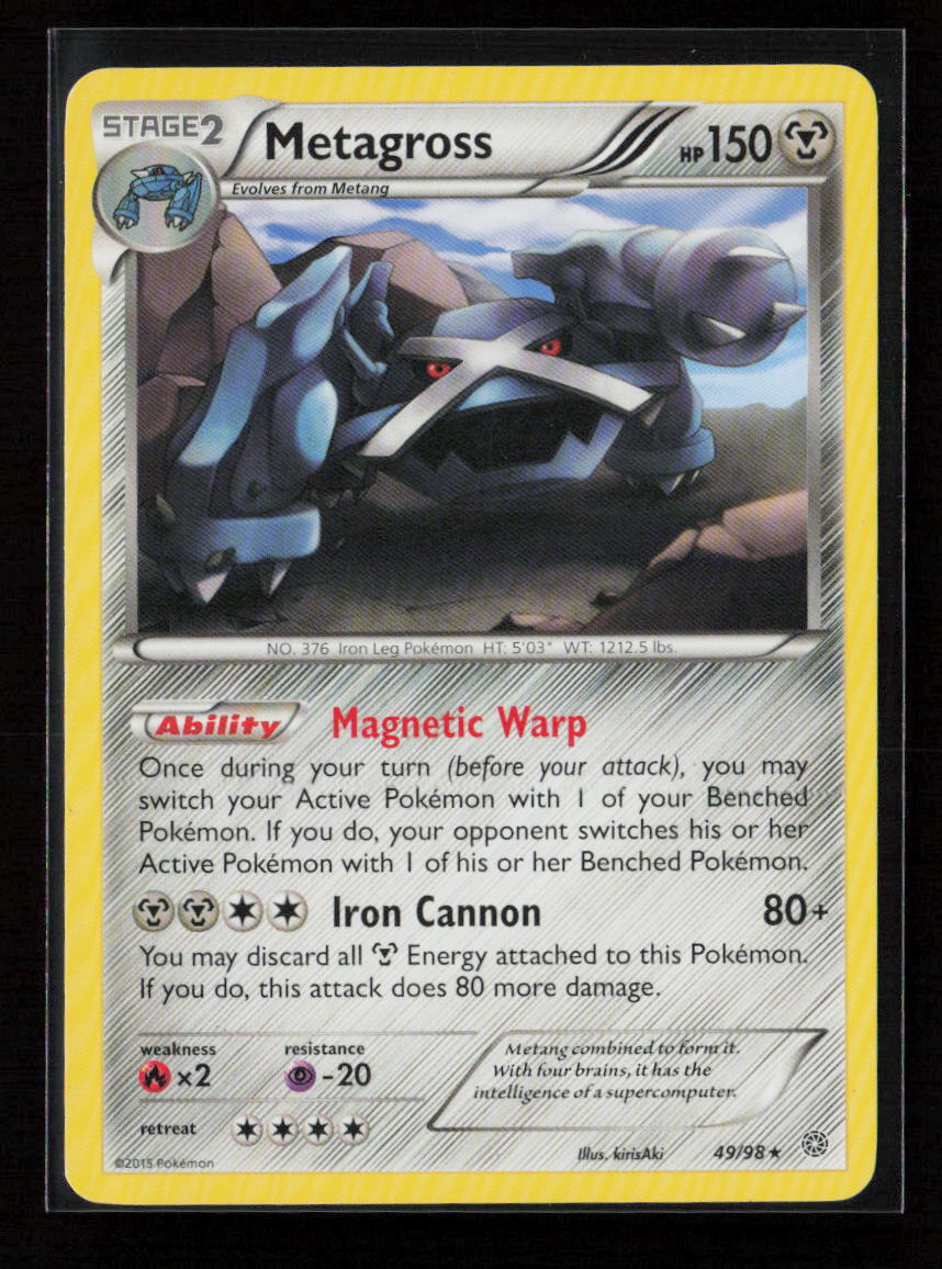 Metagross (49) Rare XY - Ancient Origins 49/98 LP