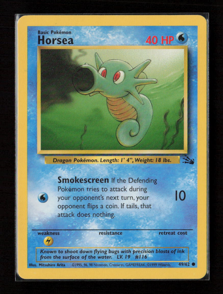 Horsea Common Fossil 49/62 LP