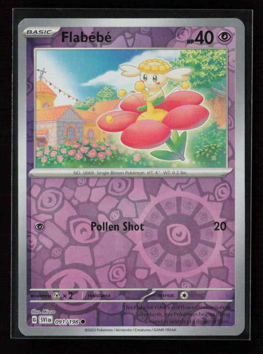 Flabebe Common SV01: Scarlet & Violet Base Set 091/198 NM - Kang's Collectibles